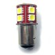 Ampoule P21/5W BAY15D 13 leds blanches 6 volts