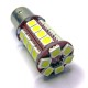 Ampoule P21/5W BAY15D 30 leds blanches 6 volts