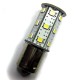 Ampoule P21W BA15S 24 leds blanches 6 volts