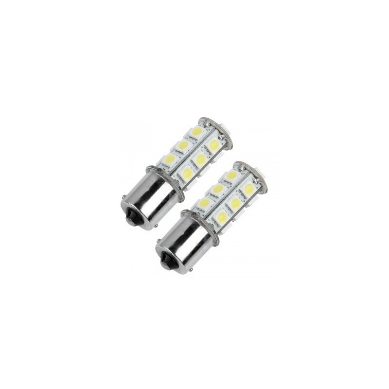 2 Ampoules LED P21W 12V - 18 LEDS - BA15S - Cli - Cdiscount