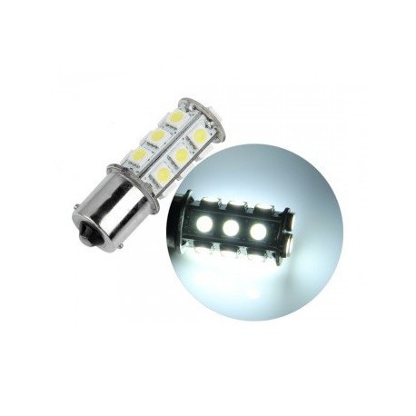 Ampoule led 24v T4W BA9S 5 leds sans polarité - Led-effect