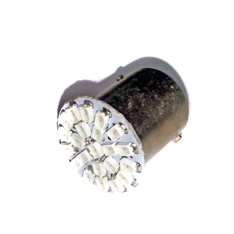 2 Lampadine LED COB P21/5W BAY15D Rosse Per Stop E Retromarcia - Made In Germany - Foto 3