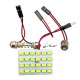 Panneau de 24 leds blanches 5630 avec adaptateurs