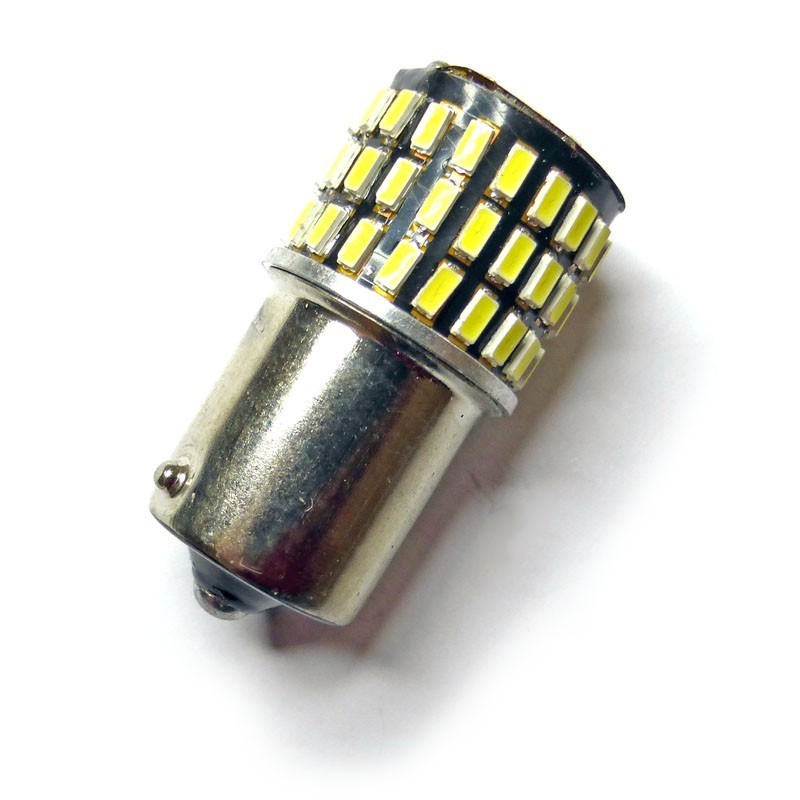 Ampoule H3 54 leds 3014 blanches 9 à 30 volts - Led-effect