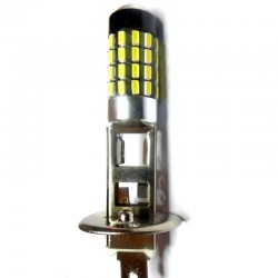 Ampoule H1 54 leds 3014 blanches 9 à 30 volts