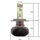 Ampoule led H4 de 2 x 4000 Lumens 9 à 30 volts