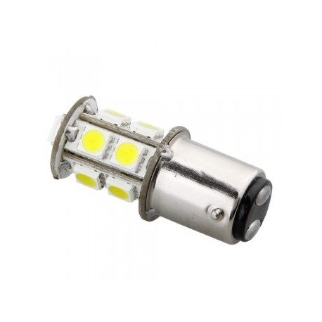 Ampoule P21/5W BAY15D 13 Leds blanches