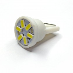 Ampoule Led T10 W5W 6 leds 3014