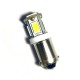 Ampoule T4W BA9S 6 leds blanches 6 volts