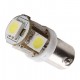 Ampoule led 24v T4W BA9S 5 leds sans polarité