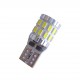 Ampoule Led T10 W5W 30 leds blanches 3014 canbus anti-erreur