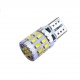 Ampoule Led T10 W5W 30 leds blanches 3014 canbus anti-erreur