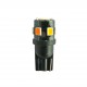 ampoule led Wedge T10 W5W 9 leds 2835 oranges