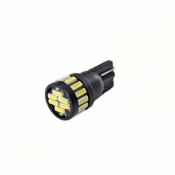 Ampoule Wedge T10 W5W W16W 24 leds blanches 