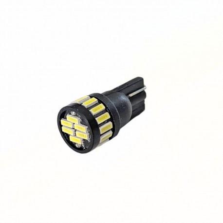 Ampoule Wedge T10 W5W W16W 24 leds blanches 