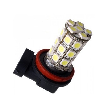 Ampoule H11 H8 H9 27 leds blanches