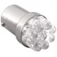 Ampoule R5W BA15S 9 Leds rondes 24 volts