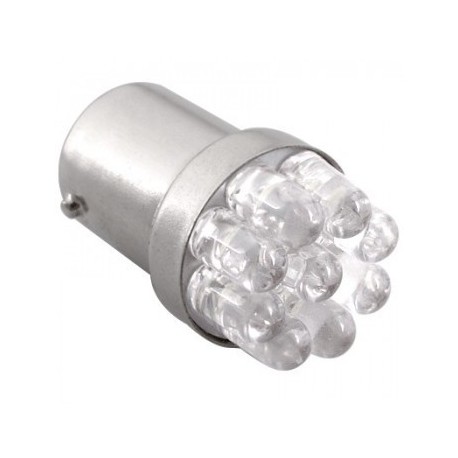 Ampoule R5W BA15S 9 Leds rondes 24 volts