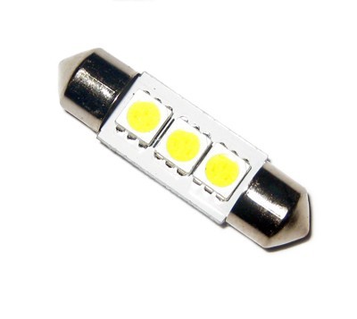 1 AMPOULE TYPE NAVETTE C5W 12V A 3 LED SMD 36MM à 2,77 € Chez - Foto 7