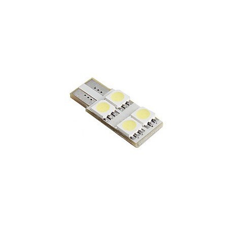Ampoule Led T10-W5W 4 leds blanches canbus