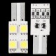 Ampoule Led T10-W5W 4 leds blanches canbus