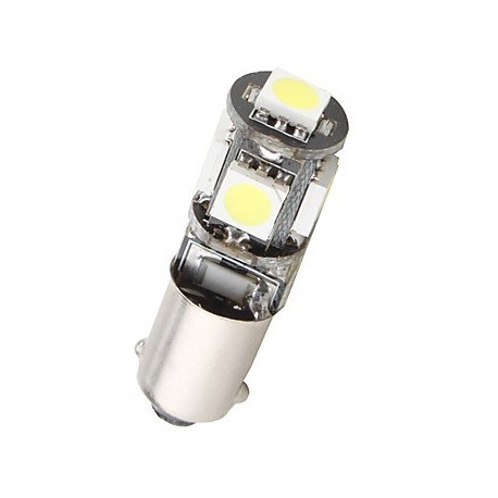 Ampoule T4W-BA9S 5 leds blanches canbus