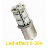 Ampoule PY21W BAU15S 13 Leds ambres 9 à 30 volts