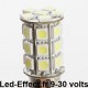 Ampoule P21W-BA15S 27 Leds blanches 9-30 Volts