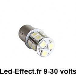 Ampoule P21/5W BAY15D 144 Leds blanches 9-30 volts - Led-effect