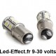 Ampoule P21/5W BAY15D 13 Leds blanches 9-30 volts
