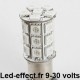 Ampoule P21/5W BAY15D 27 Leds Rouges 9-30 volts