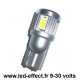 Ampoule Wedge T10 W5W W16W 6 leds blanches 5630 9 à 30 volts