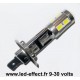 Ampoule H1 10 leds 5630 blanches 9 à 30 volts