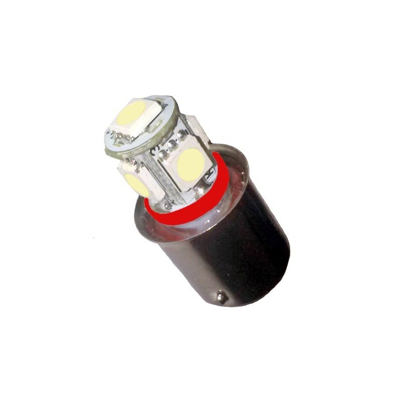 Ampoules Led R5w Ba15s 1156, Éclairage Intérieur De Remorque De Voiture,  Lumière De Caravane, Lampe De Camping, Feu Latéral De Stationnement, Feux  De Recul Arrière 5w Nipseyteko