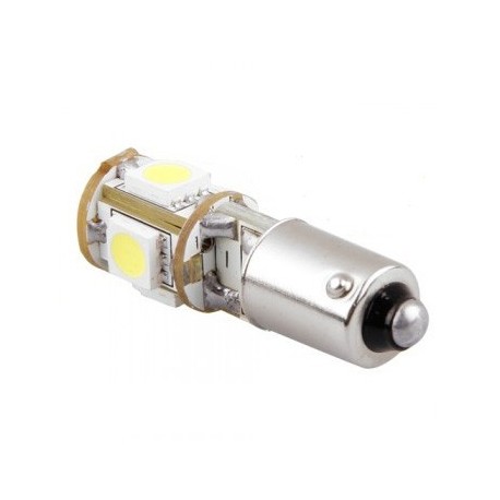 Ampoules H6W LED type BAX9S anti-erreur ODB - Blanc