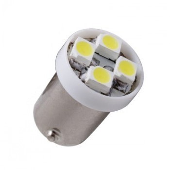 Ampoule LED BA9S T4W 12V – 5W, Blanc Xénon 6000K, 300 Lumens, Compatible Voiture, Neuf