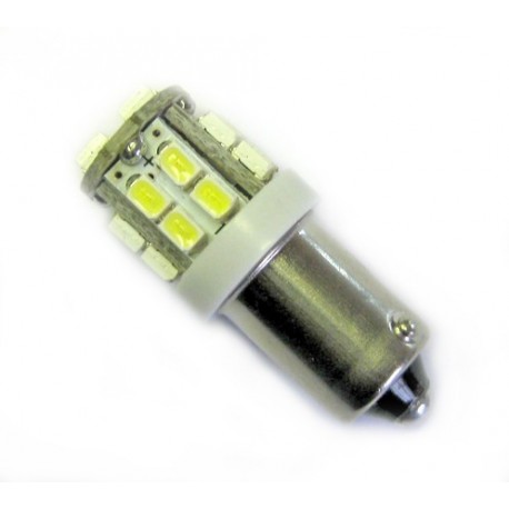 Ampoule led 24v T4W BA9S 5 leds sans polarité - Led-effect