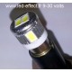 Ampoule T4W BA9S 6 leds blanches 5630 9 à 30 volts