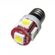 Ampoule E(P)10 5 leds blanches 6 volts