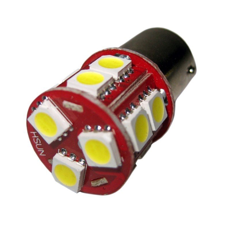 AMPOULE DE SIGNALISATION LED 6 V BLANC PUR, R5w, BA15s - Matthys