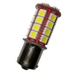 Ampoule P21W BA15S 30 leds blanches 6 volts