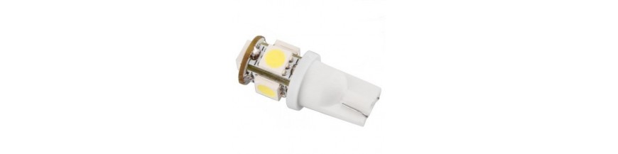 1X Ampoule T10 1-LED Céramique COB W5W (05) - Maison 1X Ampoule T10 1-LED Céramique COB W5W (05) - Maison